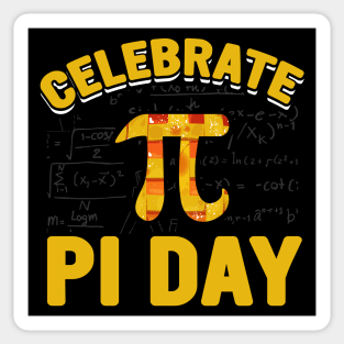 Funny math pi day Celebrate pi day Sticker